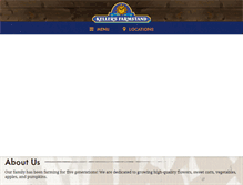 Tablet Screenshot of kellersfarmstand.com